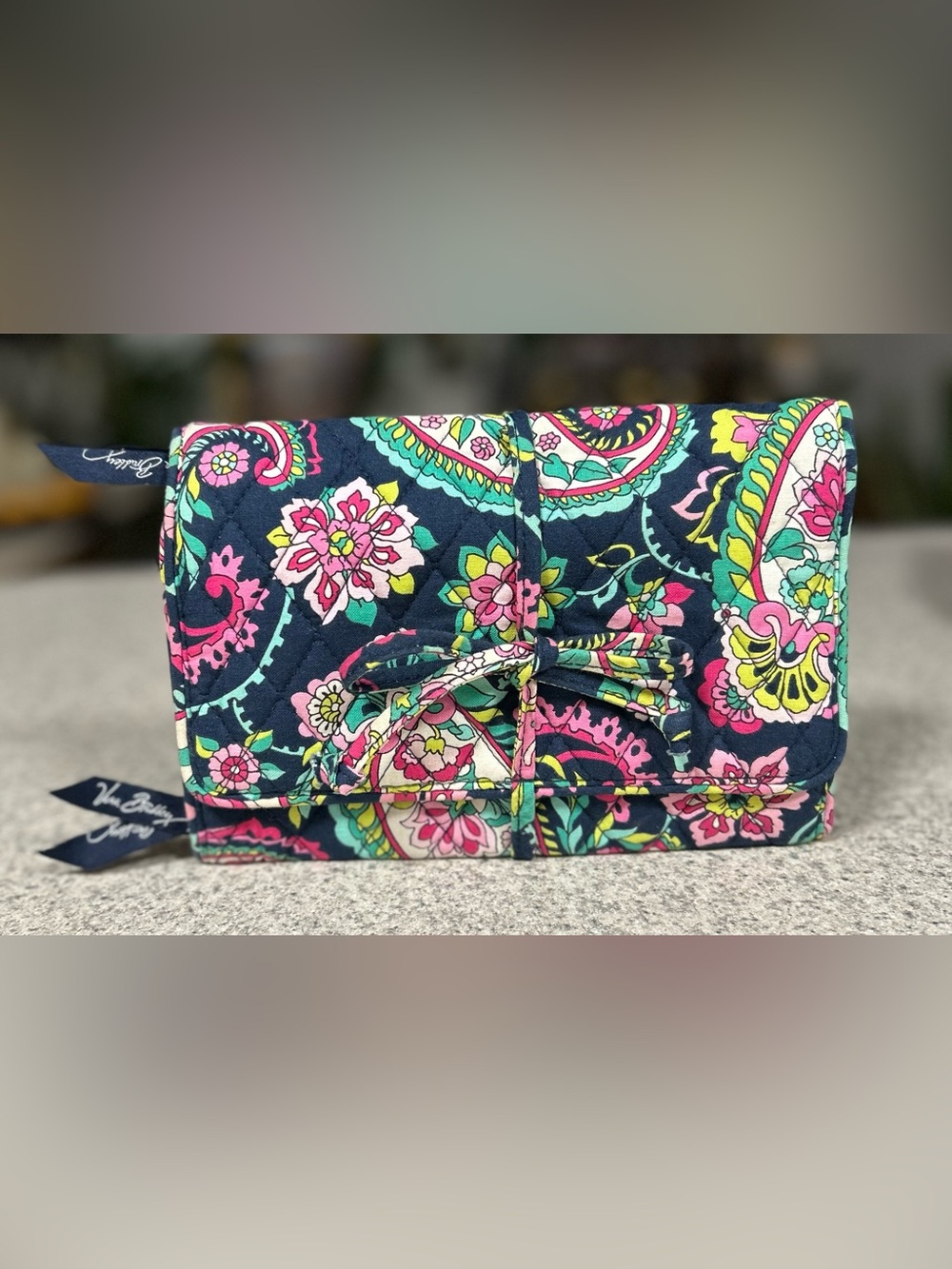 Vera Bradley Quilted Travel Jewelry Organizer